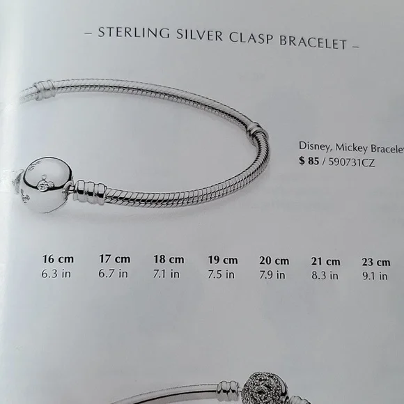 3 Pandora Bracelet Bundle Size 6.7 in/ 17 cm - Picture 4 of 14